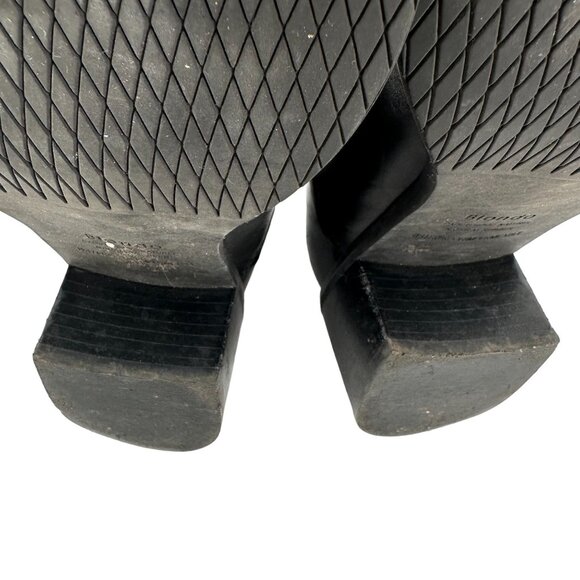 Blondo Waterproof Black Square Toe Heeled Ankle Boots Women's 10 M - Picture 9 of 16